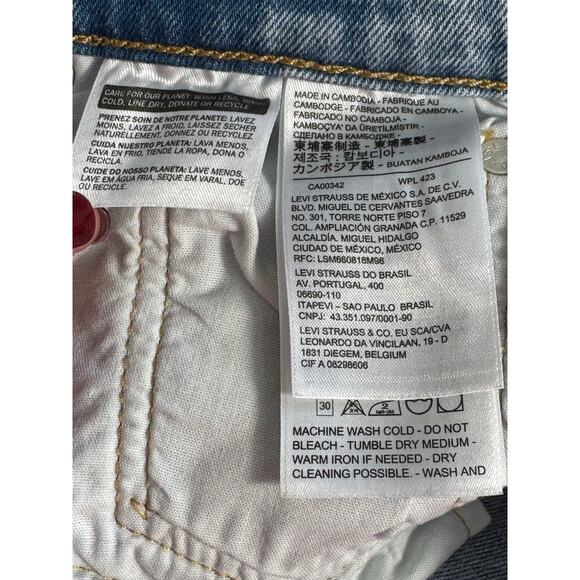 Levi's Premium 501 Skinny Women's Jeans Tango Light-Light Wash Size 26 - Picture 5 of 15